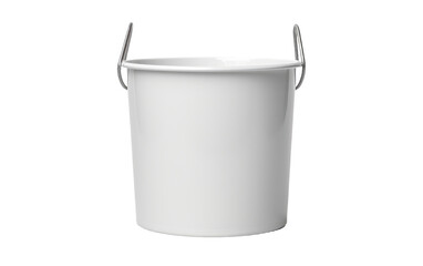 Lightweight Household Bucket Isolated on Transparent Background