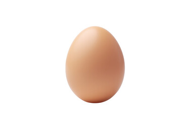 Minimalist Egg Concept Isolated on Transparent Background