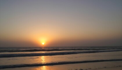 Fototapeta premium sunset on the beach