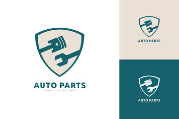 simple auto part logo, automotive logo creative vector design
