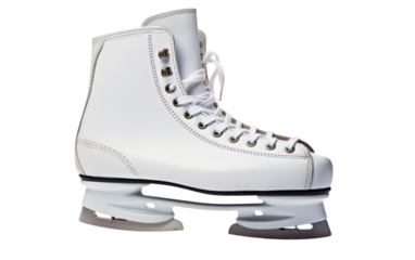 Stylish Ice Skates Isolated on Transparent Background