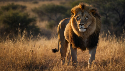 Powerful Lion: Majestic Wildlife Portrait