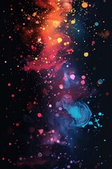 Vibrant Nebula Dust Particles Wallpaper