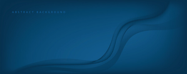 Obraz premium Abstract digital technology futuristic blue background
