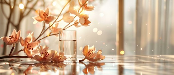 A loyalty card design for a cosmetic store with an elegant, shiny motif