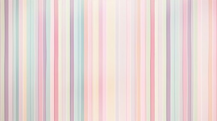 Playful vertical stripes in pastel shades, creating a soft and inviting backdrop for various...