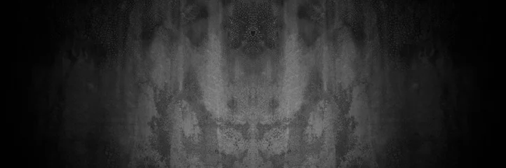 Fotobehang Old wall texture smeared engine oil cement dark black gray  background abstract grey color design are light with white gradient background. © Kamjana