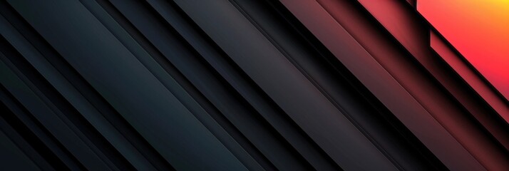 Fototapeta premium Modern Black Textured Lines Wallpaper