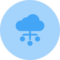 Cloud Computing Vector Icon