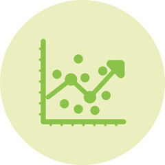 Regression Analysis Vector Icon
