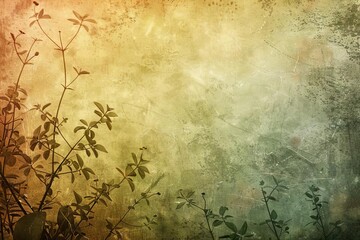 Medieval vintage nature texture, old retro grunge background wallpaper, abstract digital art