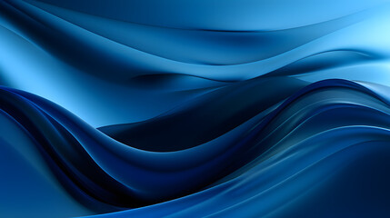Obraz premium Digital technology blue wave curve abstract graphic poster web page PPT background