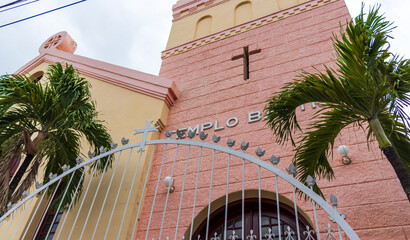 03.03.2024 - Camaguey, Santa Lucia, Cuba - Iglesia Bautista - Templo Bautista, church. Travel