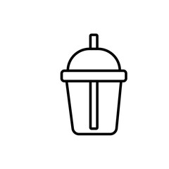 Fruit juice outline icons, minimalist vector illustration ,simple transparent graphic element .Isolated on white background