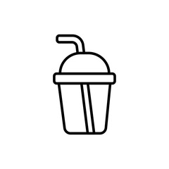 Fruit juice outline icons, minimalist vector illustration ,simple transparent graphic element .Isolated on white background