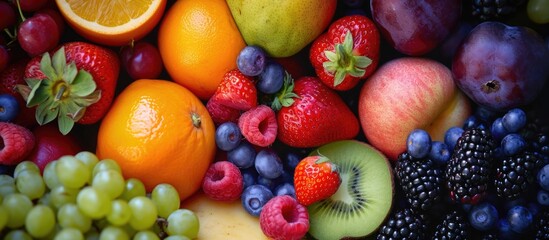 Naklejka na ściany i meble Assorted fruits