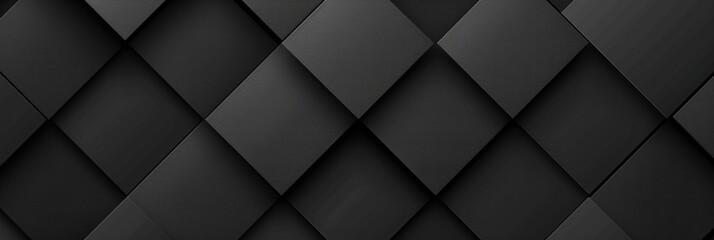 Fototapeta na wymiar Elegant Black Geometric Shapes on Dark Background