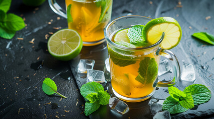 Citrus Mint Tea Elegance