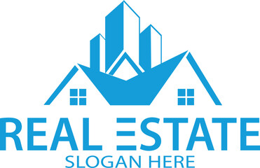 Real estate logo design template
