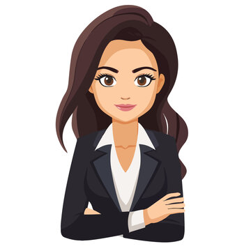 Business woman icon image cartoon vector 