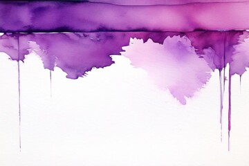 Closeup of abstract watercolor painting. Generative AI (생성형 AI)	
