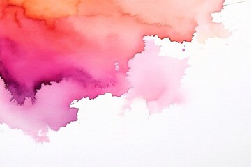 Obraz premium Closeup of abstract watercolor painting. Generative AI (생성형 AI) 