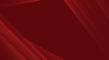 Geometric shape and white space in center. Abstract red background