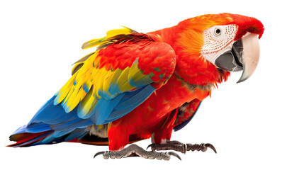 Obraz premium Scarlet Macaw Ai Generative
