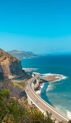 Naklejka premium view from the sea