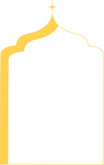 Minimalist aesthetic line frame