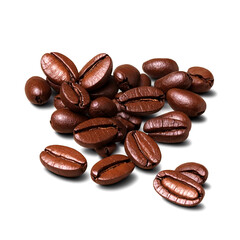 Obraz premium Coffee bean on transparent background