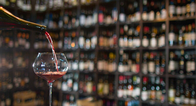 glass of  red wine