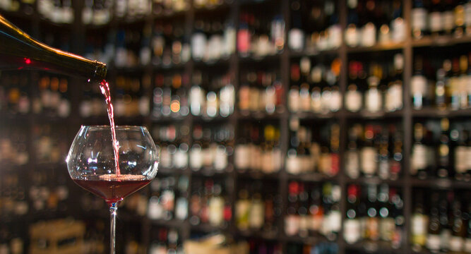 glass of red wine