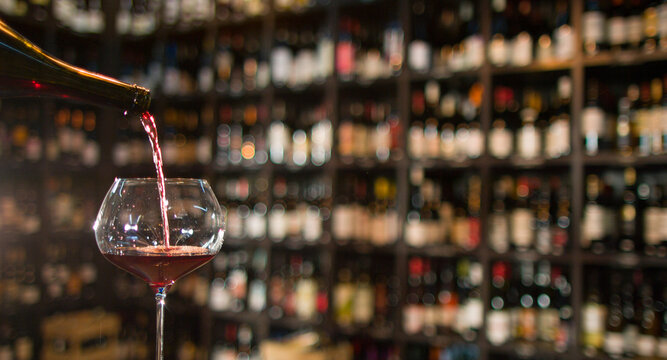 red wine in a glass