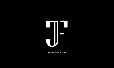 JF, FJ, J, F, Abstract Letters Logo Monogram