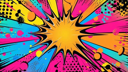 Pop art background