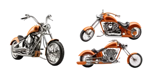 Poster set of chopper isolated on transparent background © RahulRoy
