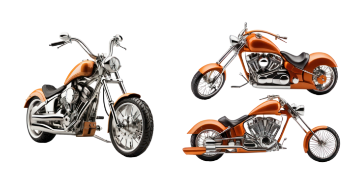 set of chopper isolated on transparent background