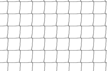 Close-up textured soccer net on soccer goal isolated on free PNG Backgrund.
