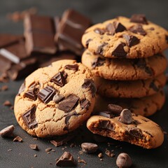 Fototapeta premium Chocolate Chip Cookies
