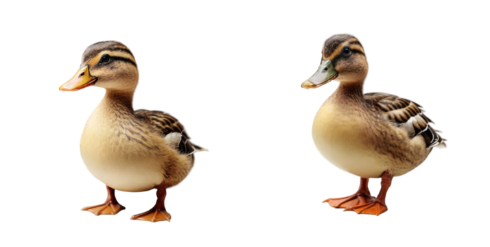 set of duck isolated on transparent background