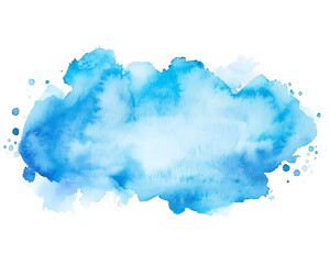 Abstract watercolour brush marks
