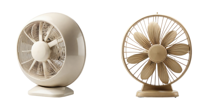 set of fan isolated on transparent background - Powered by Adobe