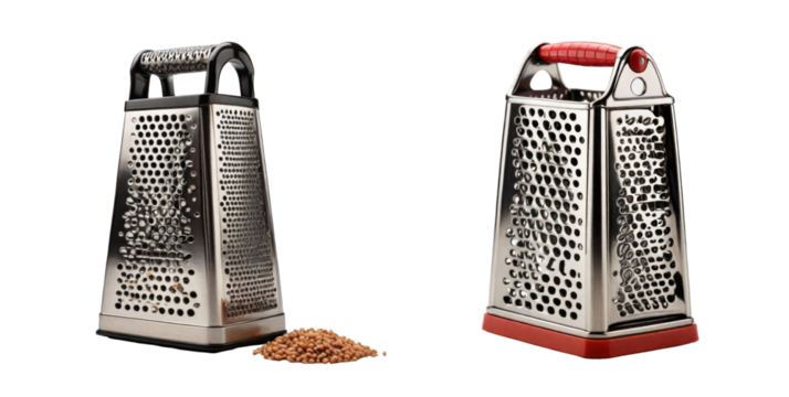 set of grater isolated on transparent background - Powered by Adobe
