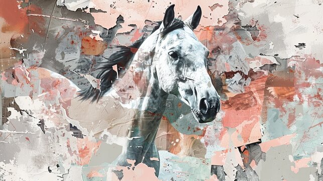 Paintings, abstracts, metal elements, animals, horses, textures, etc.