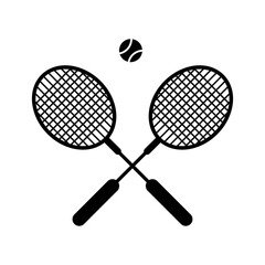 tenis vector icon simple flat illustration on white background..eps