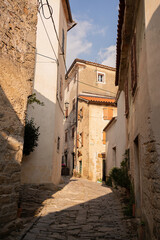 narrow street in the old town