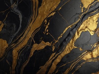 Dark marble black marble stone background tiles stone gold silver