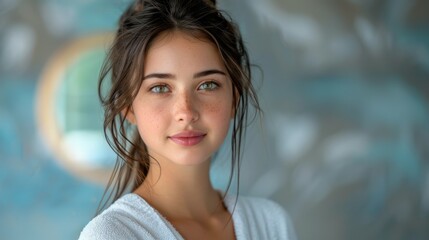 Beautiful Young Woman Posing