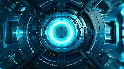 Digital technology mechanical lens gear abstract graphic poster web page PPT background